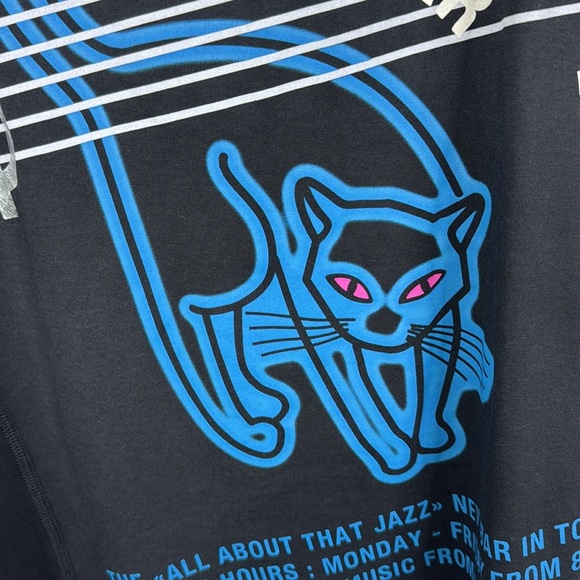 DOROTHEE SCHUMACHER Women's Size 1 (XS) Black Cat Jazz Bar Tank Top - Picture 3 of 7